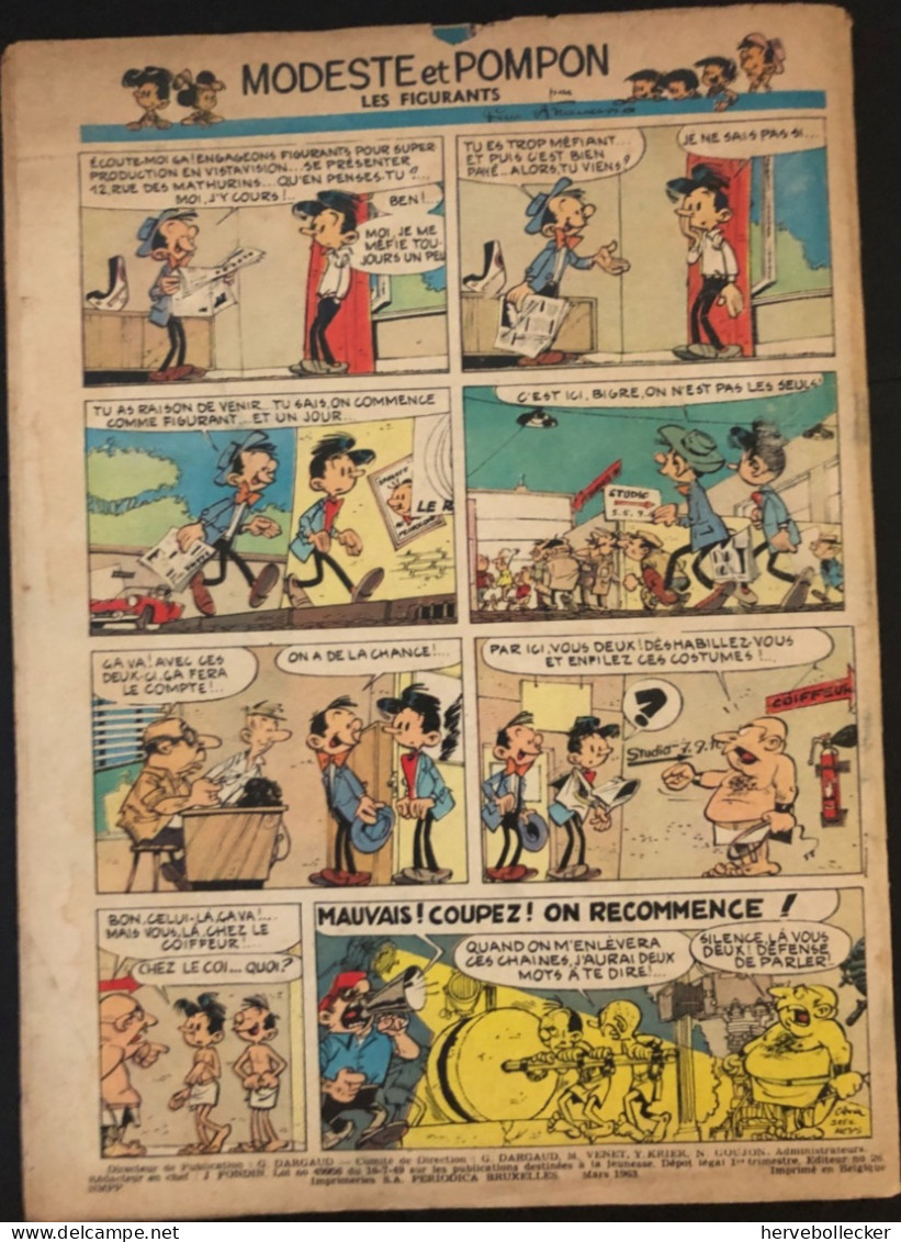 TINTIN Le Journal Des Jeunes N° 750 - 1963 - Tintin