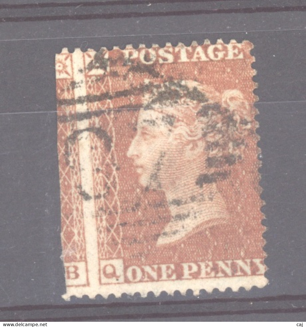 Grande Bretagne  :  Yv  12  (o)  QC  , Dentelé 16, Variété Dentelé Sur 3 Côtés - Used Stamps