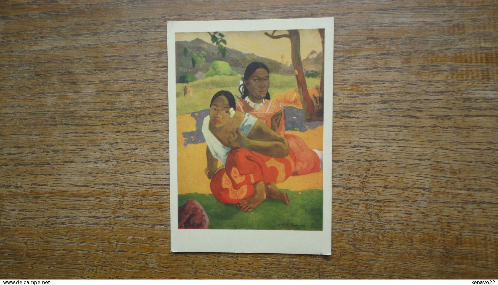 P. Gauguin , Nafea Fo Ipoipo ( Quand Te Maries-tu ? ) - Peintures & Tableaux