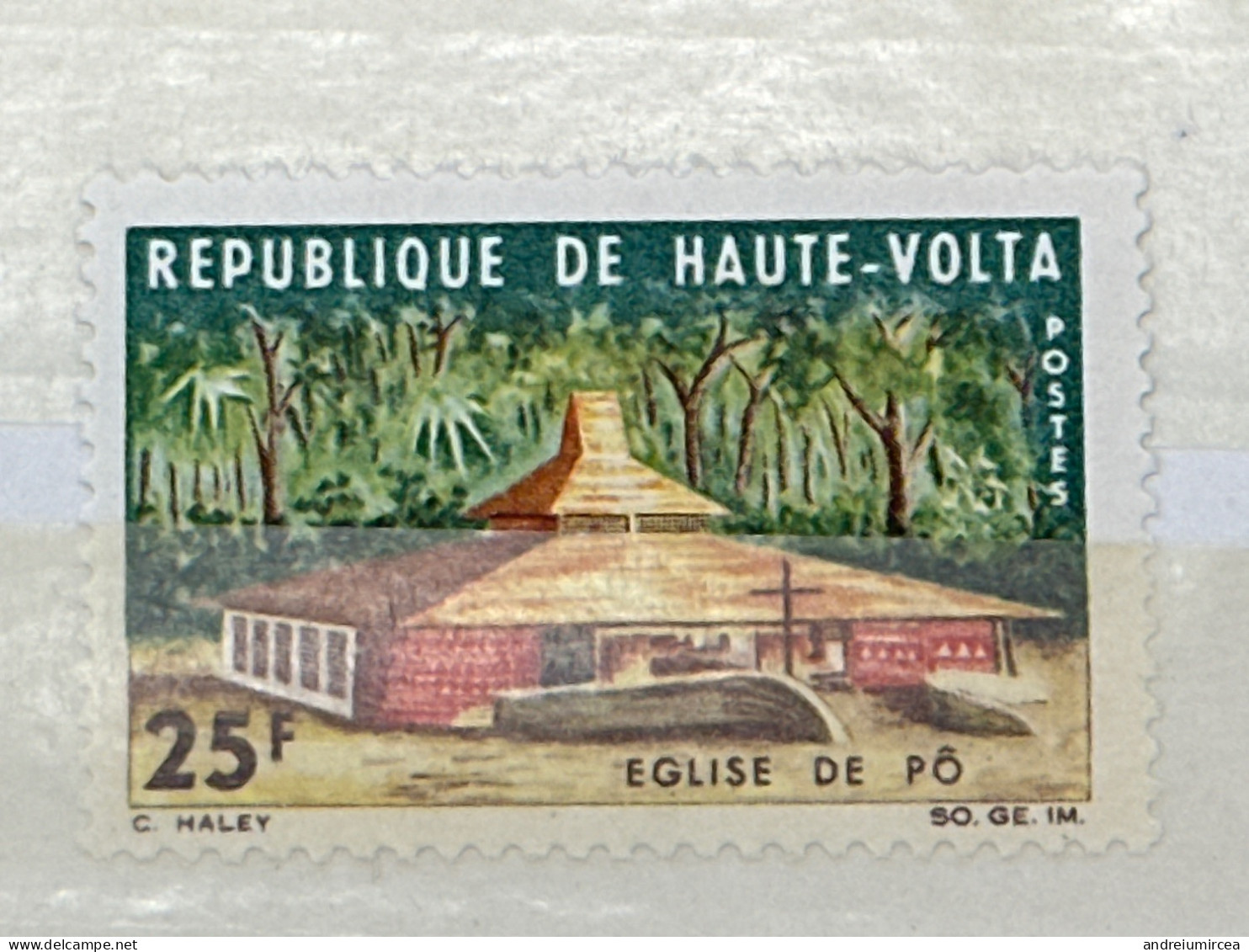 1966 Haute Volta MNH  Église De Po - Alto Volta (1958-1984)