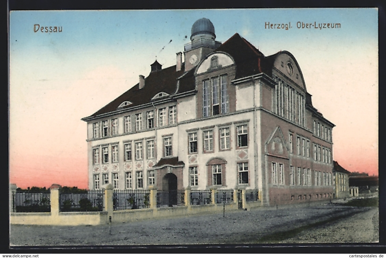 AK Dessau, Herzogliches Ober-Lyzeum  - Dessau
