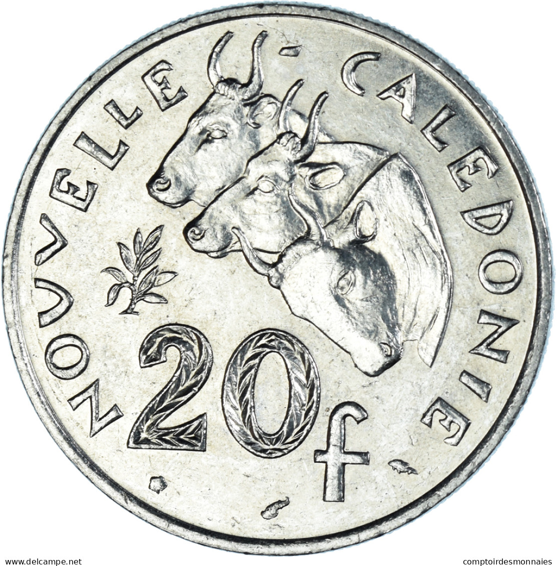 Monnaie, Nouvelle-Calédonie, 20 Francs, 1986 - Nieuw-Caledonië