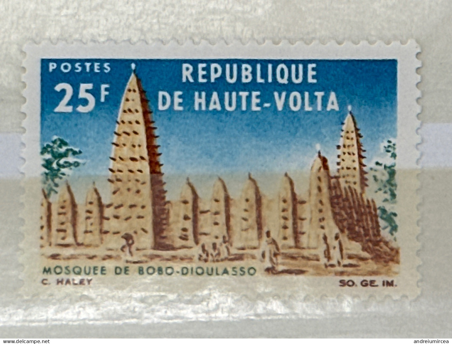 1966 Haute Volta MNH  Mosquée De Bobo-Dioulasso - Alto Volta (1958-1984)