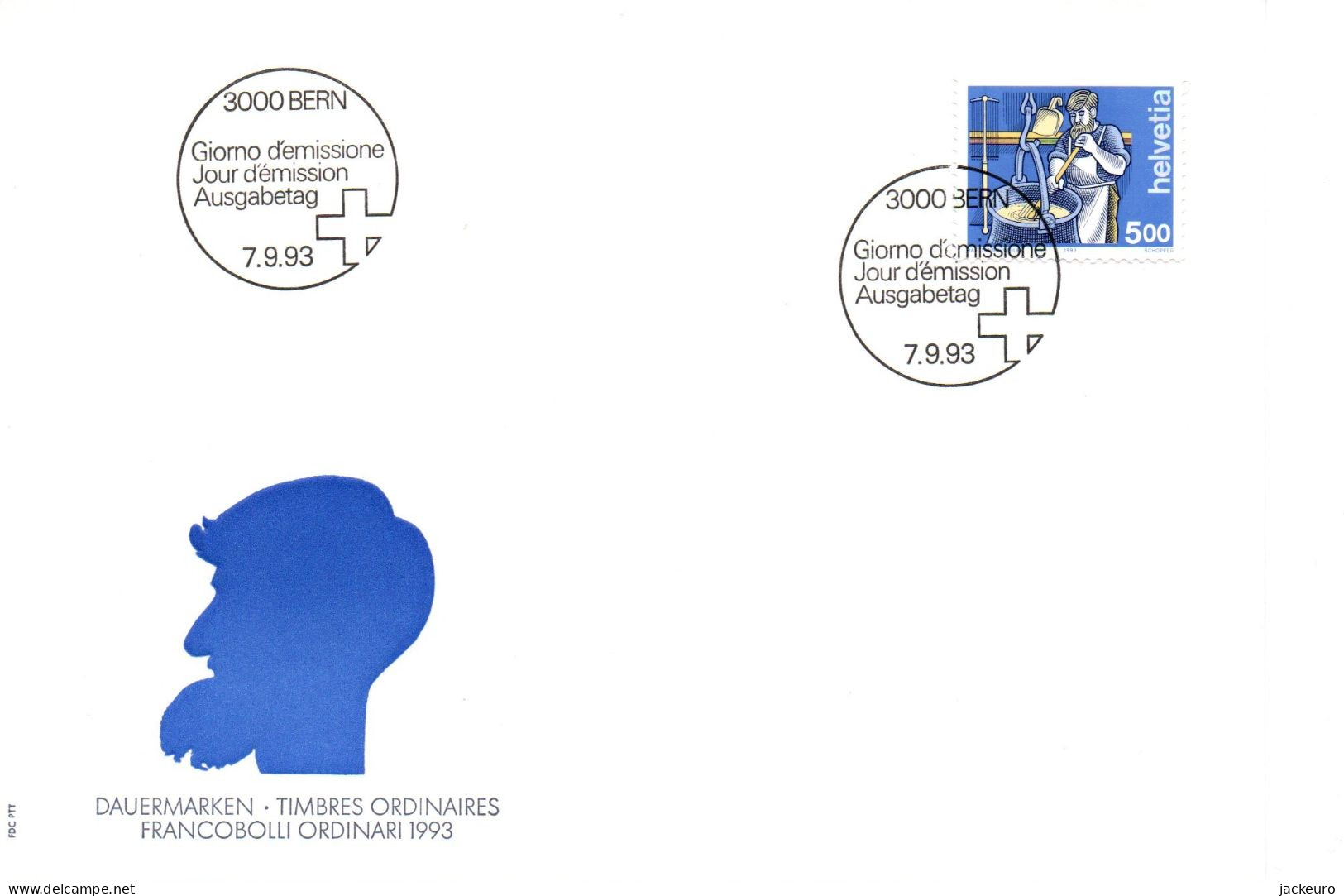 FDC 7.09.93  TTB - Lettres & Documents