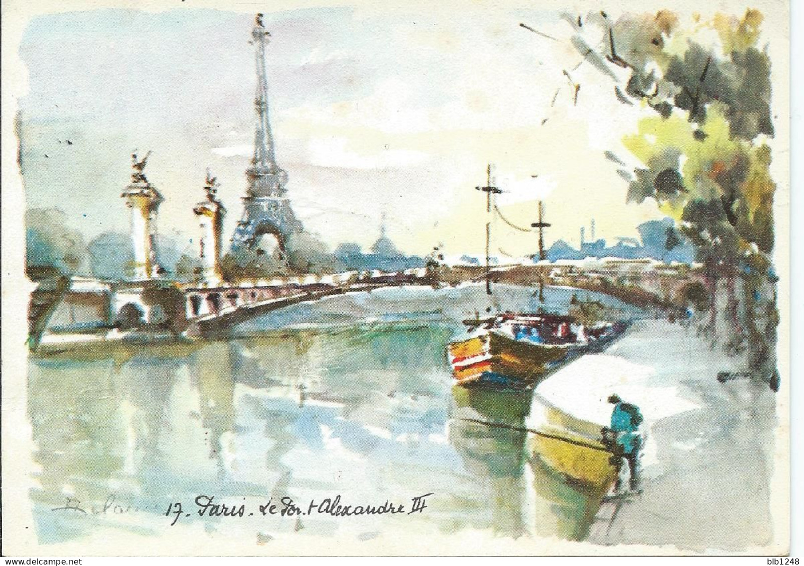 [75] Paris > Paris Le Pont Alexandre III Collection Aqua Pictura Aquarelle - Loten, Series, Verzamelingen