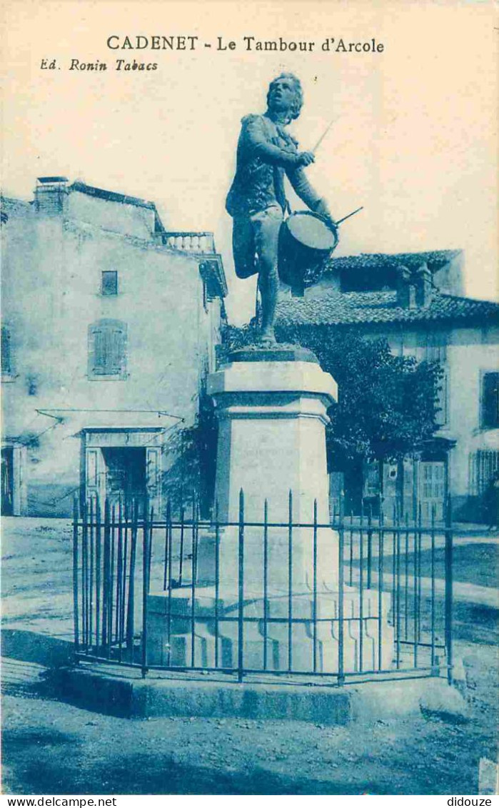 84 - Cadenet - Le Tambour D'Arcole - Monument - Statue - CPA - Carte Neuve - Voir Scans Recto-Verso - Cadenet