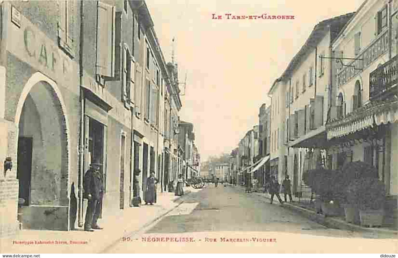 82 - Nègrepelisse - Rue Marcelin Viguier - Animée - Carte Neuve - CPA - Voir Scans Recto-Verso - Negrepelisse