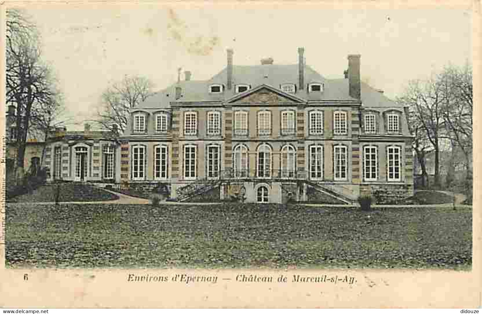 51 - Mareuil Sur Ay - Le Château - Oblitération Ronde De 1904 - CPA - Voir Scans Recto-Verso - Mareuil-sur-Ay