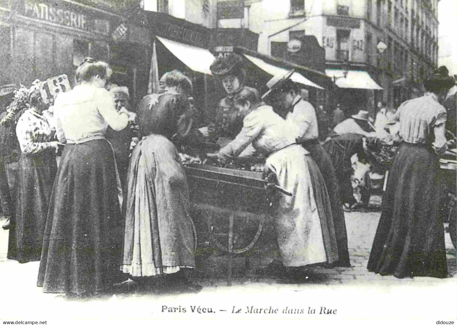 Reproduction CPA - 75 Paris - Le Marché Dans La Rue - CPM - Carte Neuve - Voir Scans Recto-Verso - Zonder Classificatie