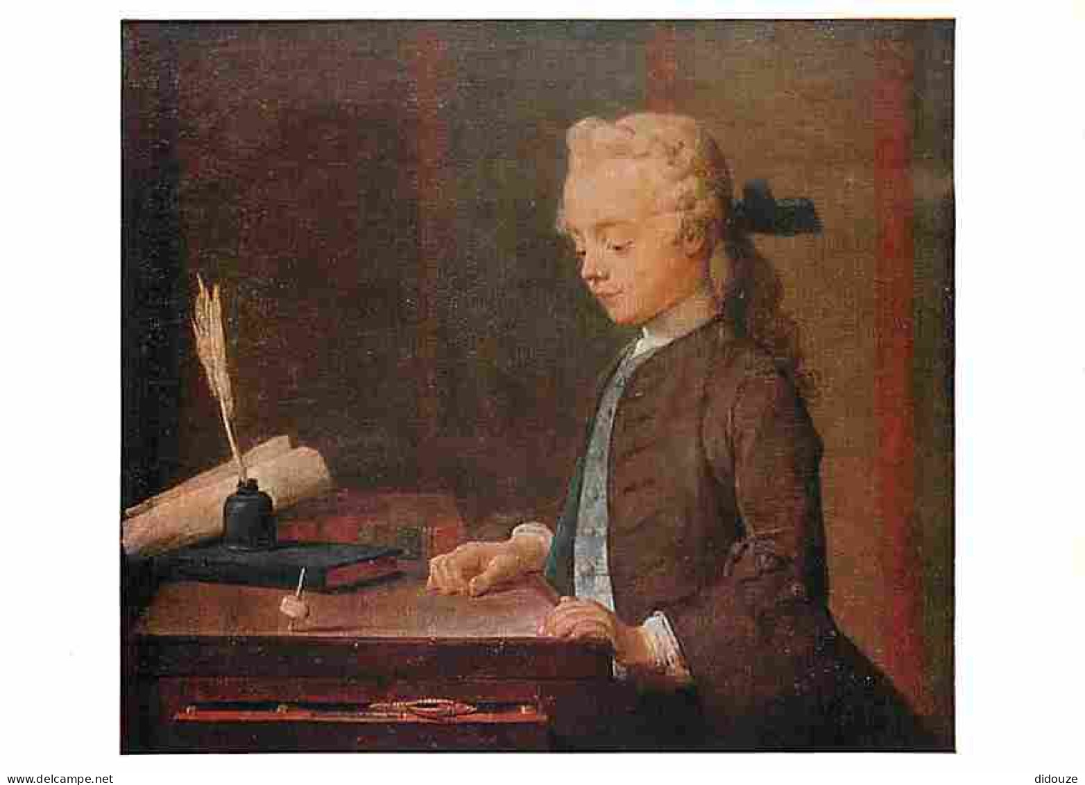 Art - Peinture - Jean Siméon Chardin - L'enfant Au Toton - CPM - Voir Scans Recto-Verso - Peintures & Tableaux