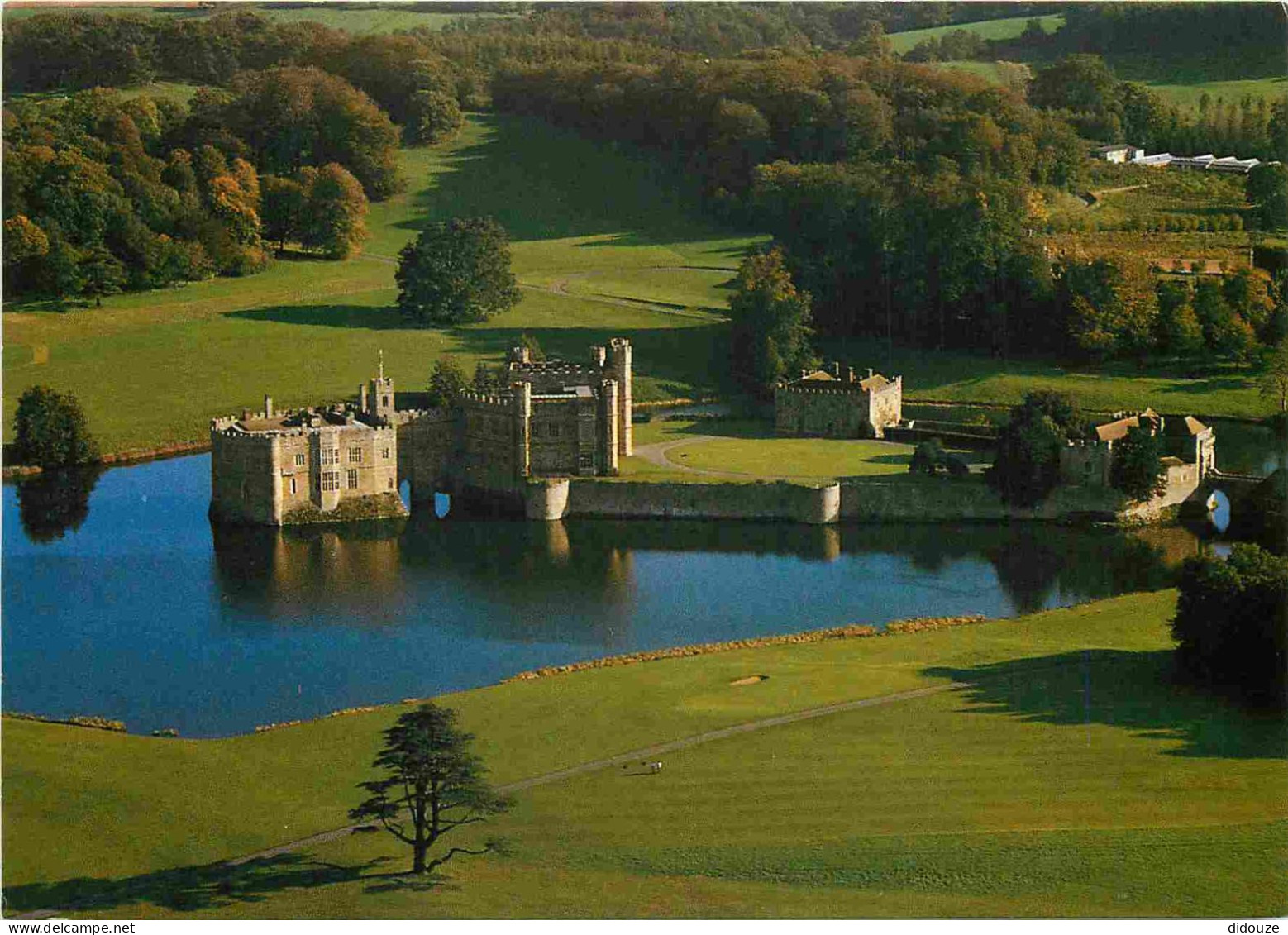 Angleterre - Leeds - Castle - Chateau - Aerial View From The North West - Vue Aérienne - Yorkshire - England - Royaume U - Leeds