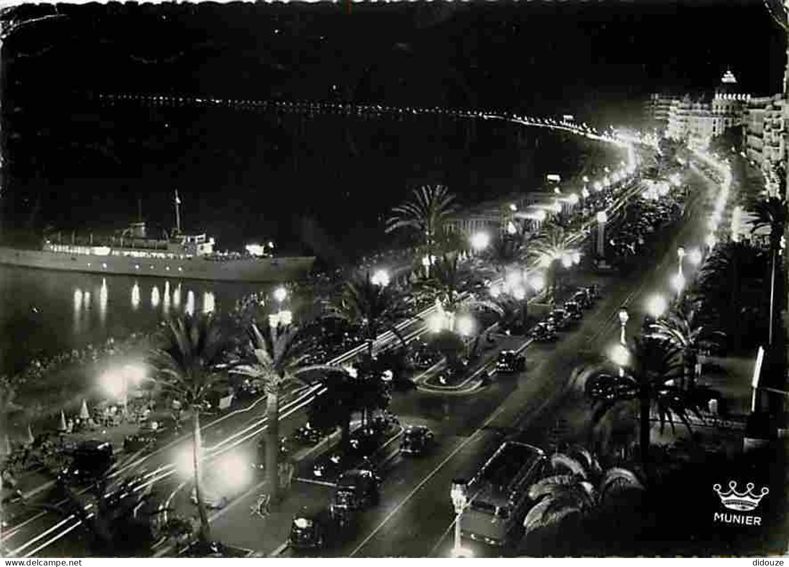 06 - Nice - La Promenade Des Anglais La Nuit - CPM - Voir Scans Recto-Verso - Nice By Night