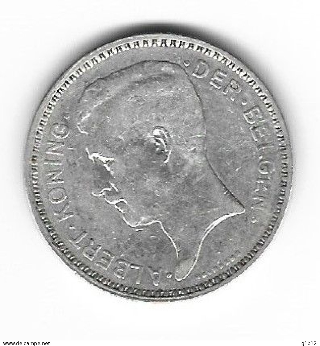BELGIQUE 20 FRANCS ARGENT FR 1934 - ALBERT FL - 20 Francs & 4 Belgas