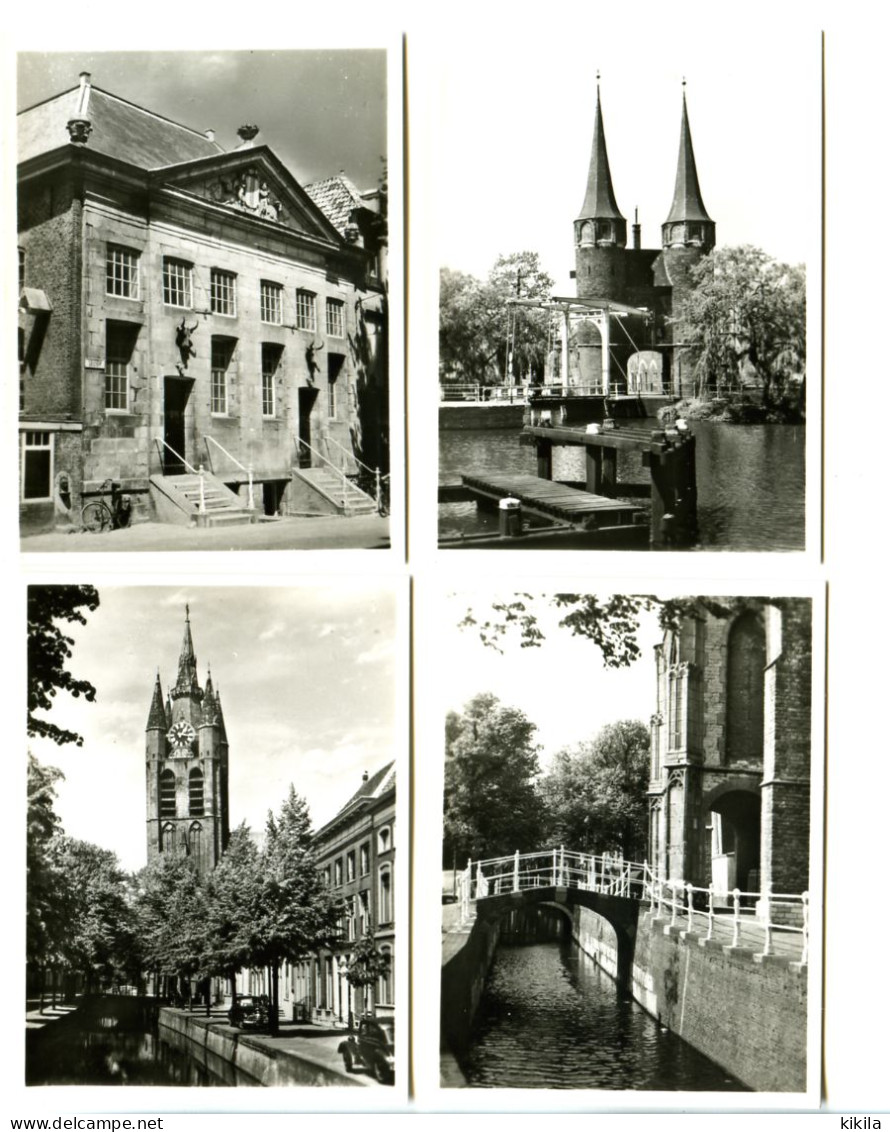 10 Photos En Pochette 9 X 7 Pays Bas  DELFT (légendes Dans Description) - Delft