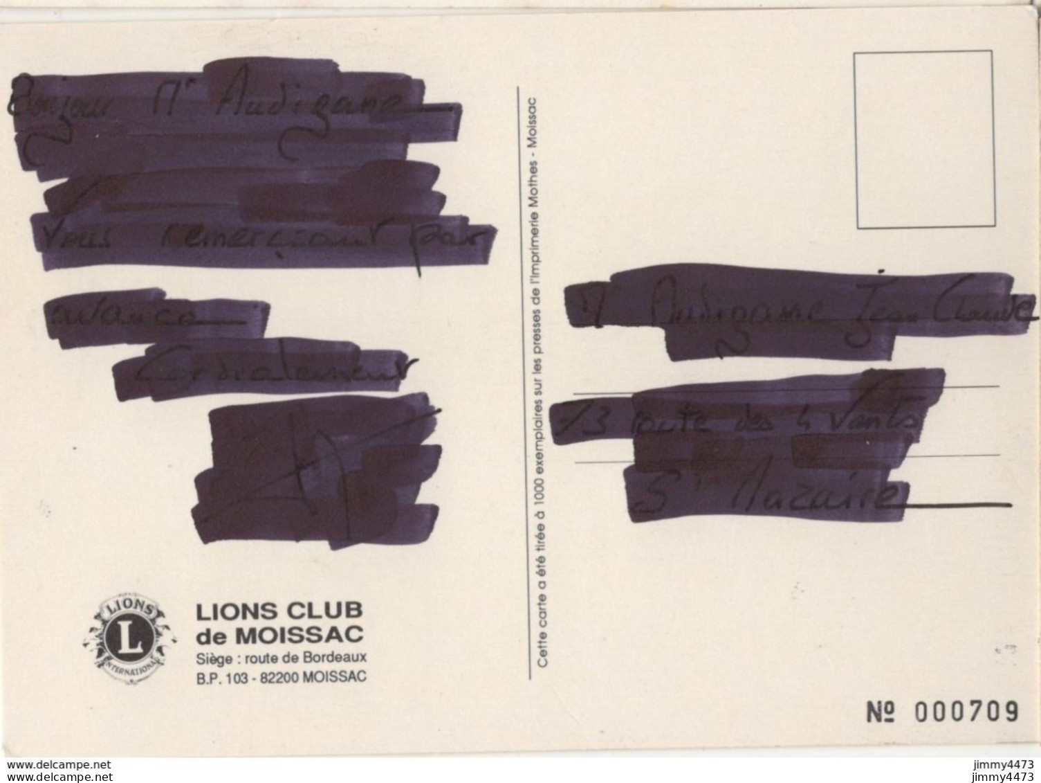 CPM - MOISSAC - Salon Des Collectionneurs 30 Avril Et 1er Mai 1994 - N° 709 - Edit. LIONS CLUB De MOISSAC - Sammlerbörsen & Sammlerausstellungen