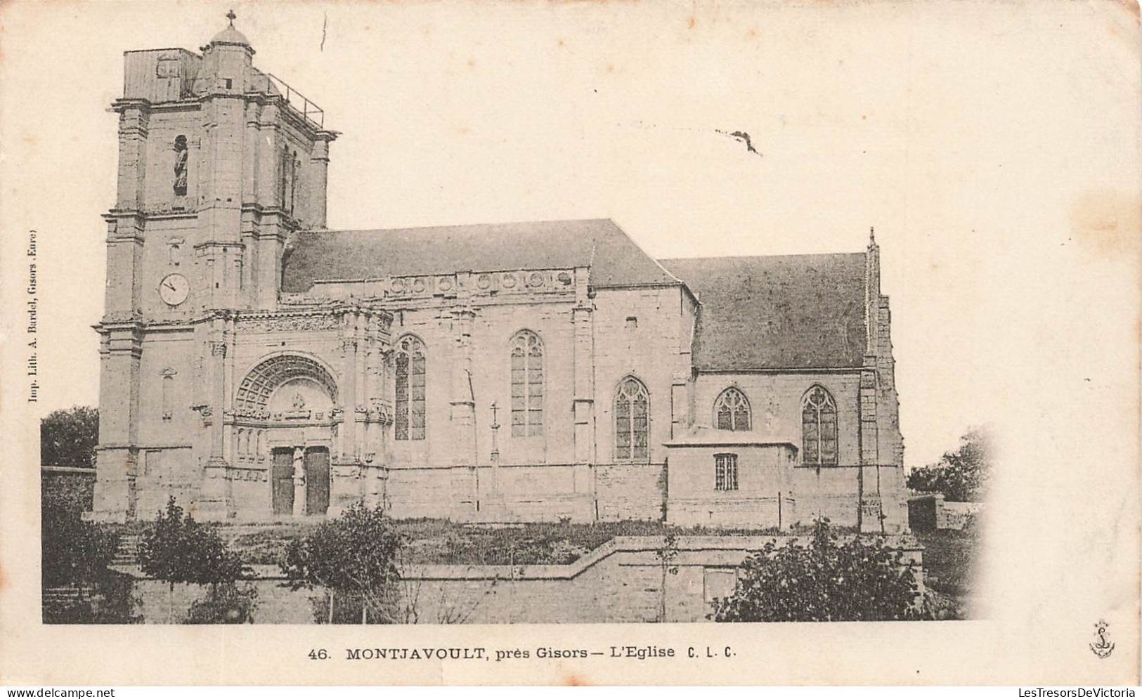 FRANCE - Montjavoult - Près Gisors - L'église - Carte Postale Ancienne - Montjavoult