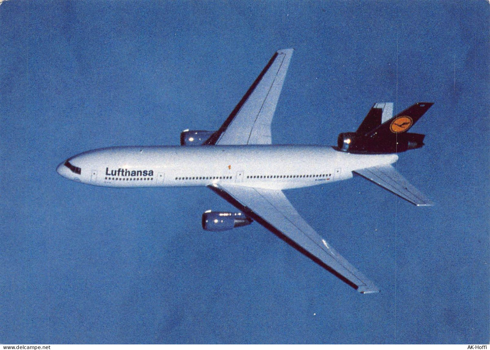 Ansichtskarte / Postkarte - Lufthansa McDonnell Douglas DC10-30 - 1946-....: Era Moderna