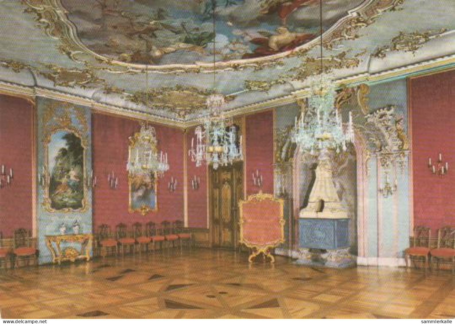 2962 - Rudolstadt - Staatliche Museen Heidecksburg - Roter Saal - 1985 - Rudolstadt