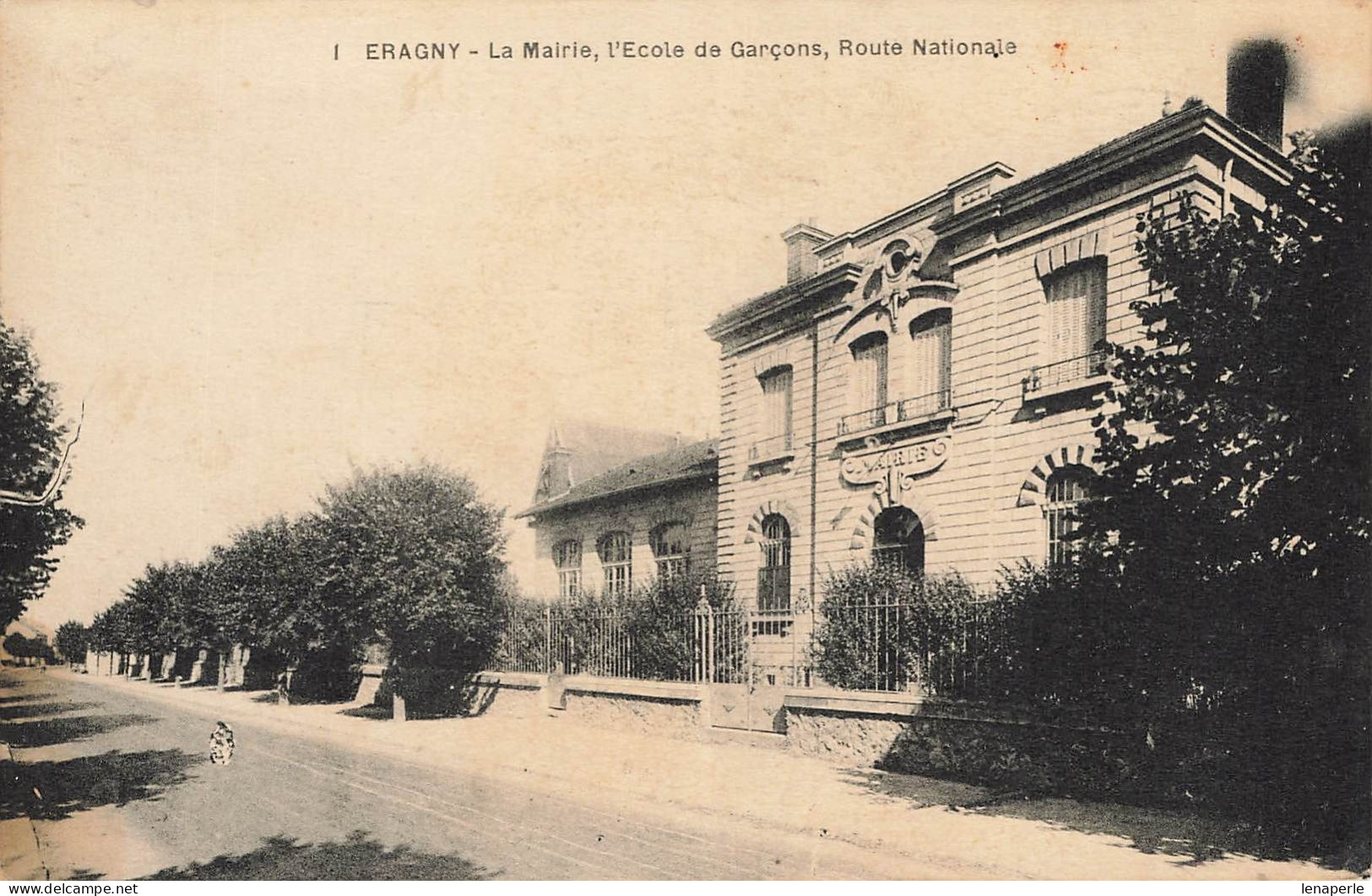 D4823 ERAGNY La Mairie L'école De Garçon - Eragny