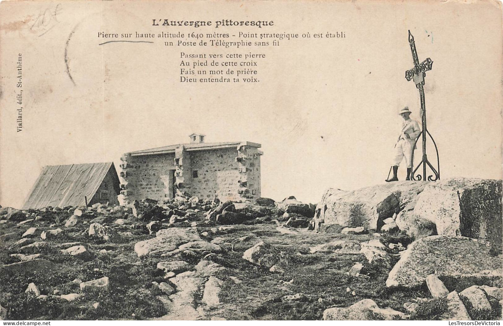 FRANCE - L'Auvergne Pittoresque - Pierre Sur Haute Altitude 1640 Mètres - Vue Générale - Carte Postale Ancienne - Other & Unclassified