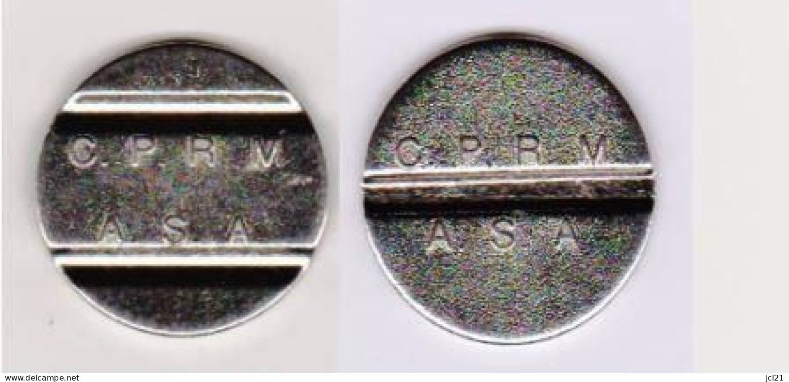 Jeton C.P.R.M. - A.S.A. [H]_Je130 - Trolley Token/Shopping Trolley Chip