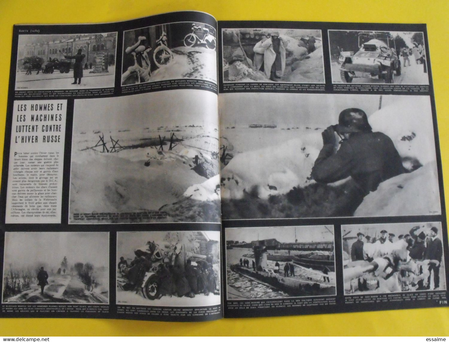 6 revues La semaine de 1942. actualités guerre photos collaboration pacifique japon singapour malaisie australie togo