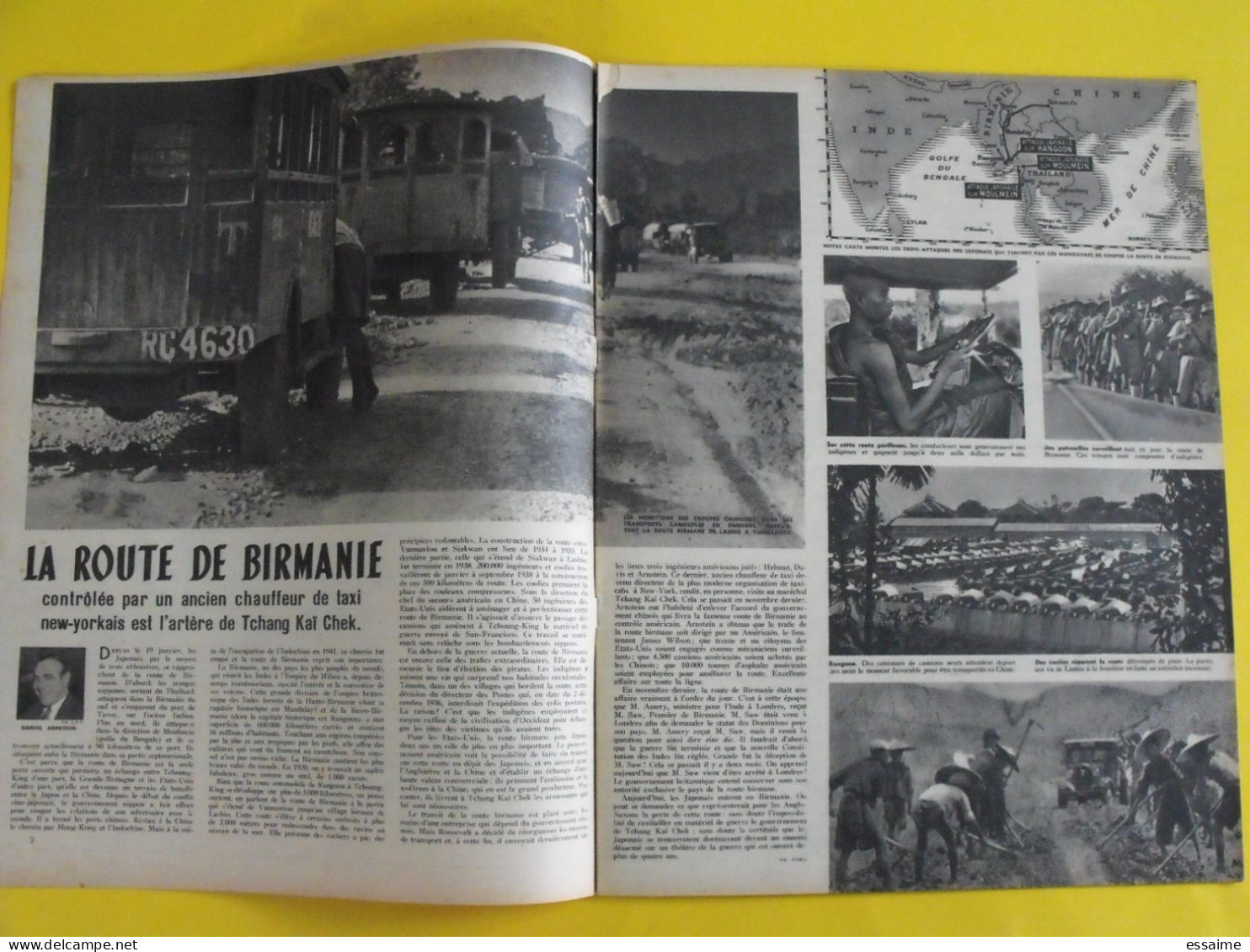 6 revues La semaine de 1942. actualités guerre photos collaboration pacifique japon singapour malaisie australie togo