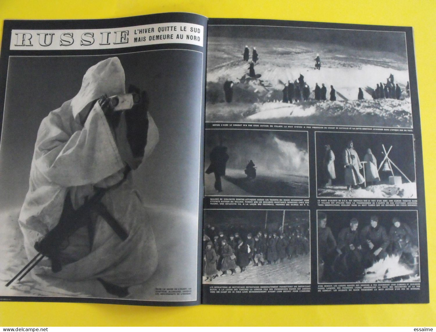 6 revues La semaine de 1942. actualités guerre photos collaboration pacifique japon singapour malaisie australie togo