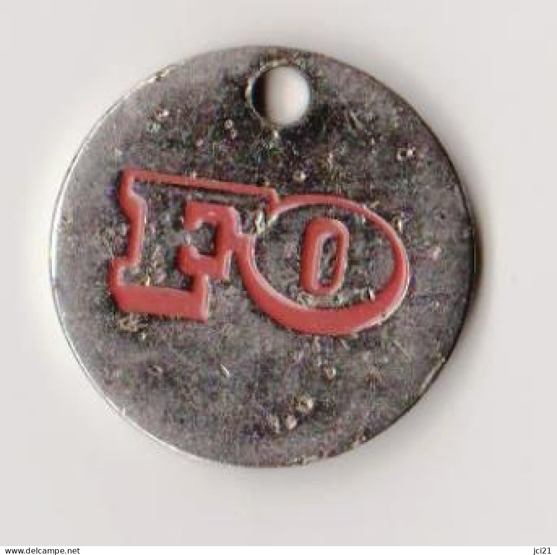 Jeton De Caddie " F.O. Syndicat Force Ouvrière " [C]_Je341 - Trolley Token/Shopping Trolley Chip