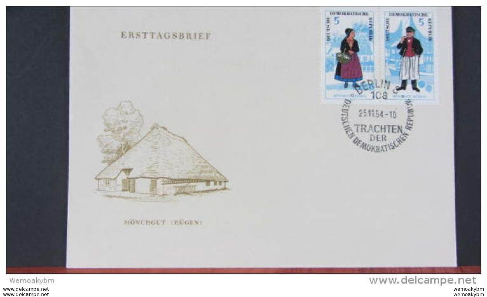 DDR:  3 FDC-Briefe Mit Satz Volkstrachten 1964  Vom 25.11.64 Knr: 1074/9 - 1950-1970