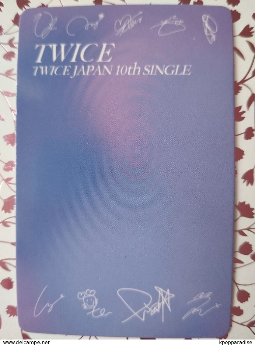 Photocard K POP Au Choix  TWICE Hare Hare Japan 10th Single Sana - Altri Oggetti