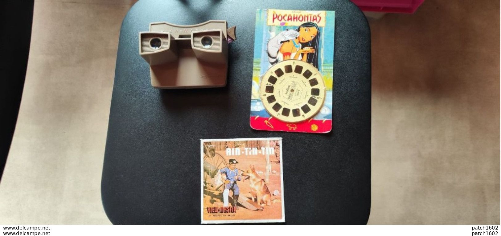 VIEW-MASTER Vintage : Sawyers View-master - Made In Belgium +Pocahontas +Rin-tin-tin - Stereoskope - Stereobetrachter