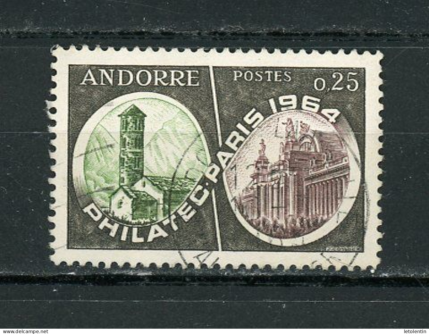 ANDORRE FR -  PHILATEC -  N° Yvert  171 Obli. - Used Stamps