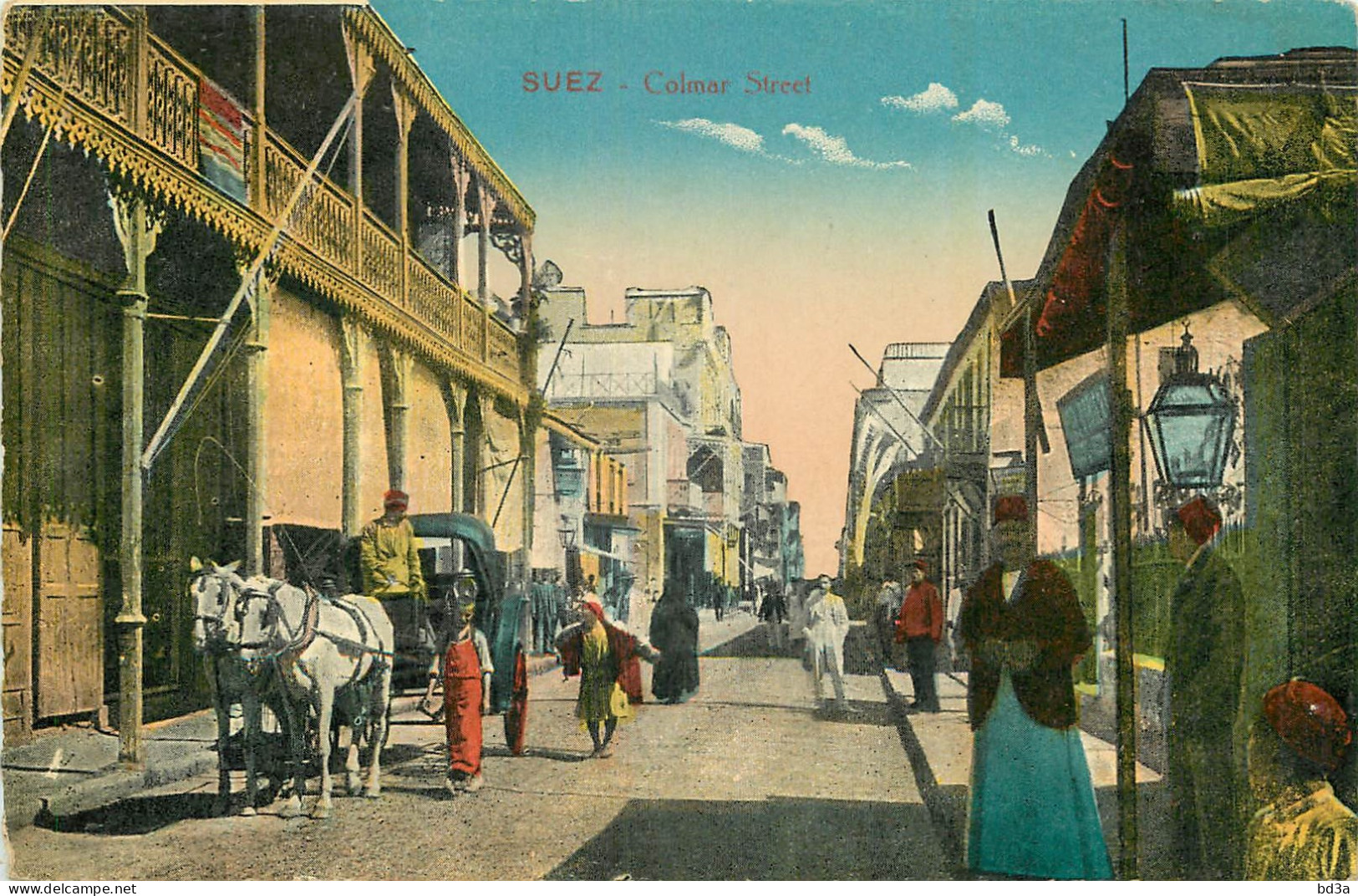 EGYPTE SUEZ COLMAR STREET - Suez