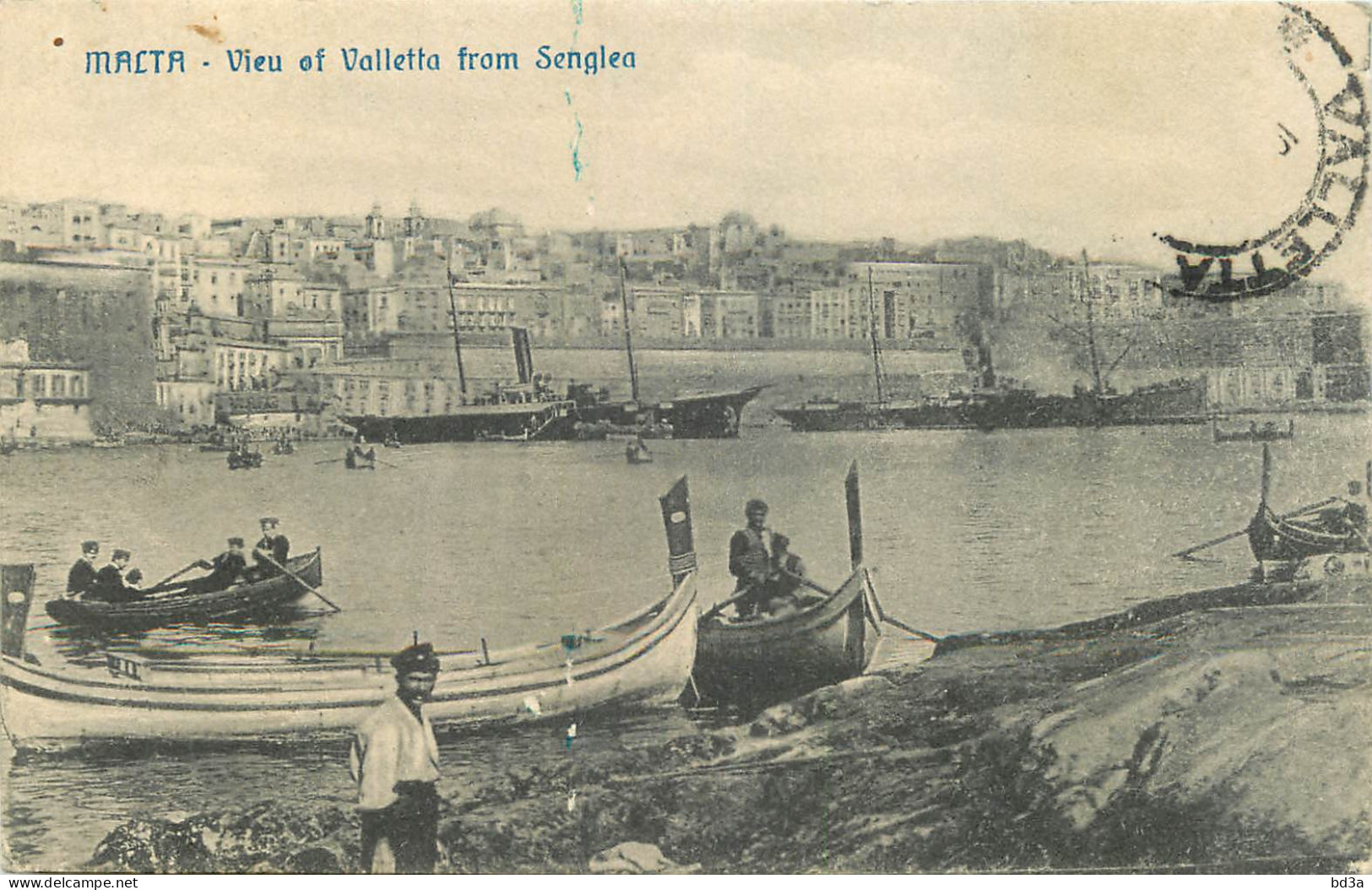 MALTE MALTA VIEU OF VALLETTA FROM SENGLEA - Malta
