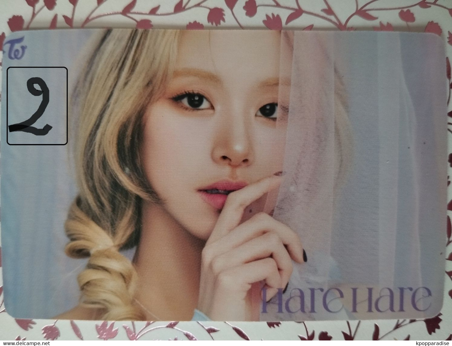 Photocard K POP Au Choix  TWICE Hare Hare Japan 10th Single Chaeyoung - Andere Producten