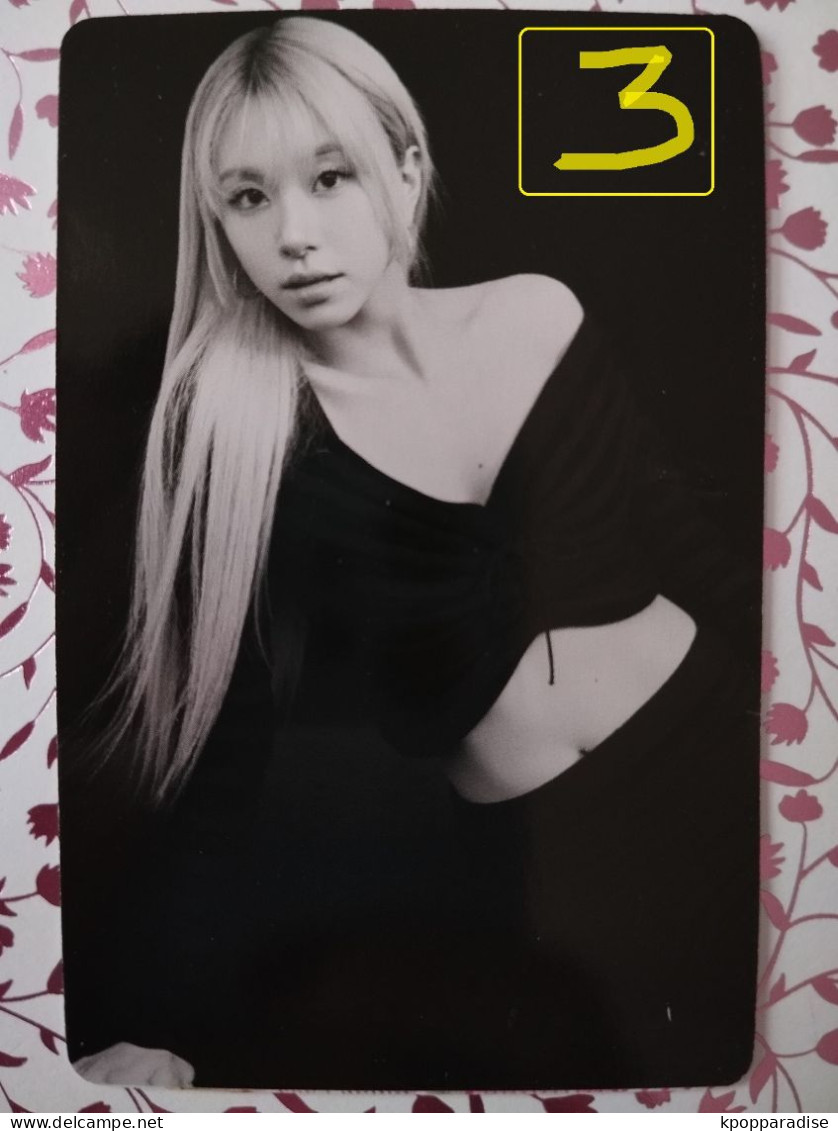 Photocard K POP Au Choix  TWICE Hare Hare Japan 10th Single Chaeyoung - Objets Dérivés