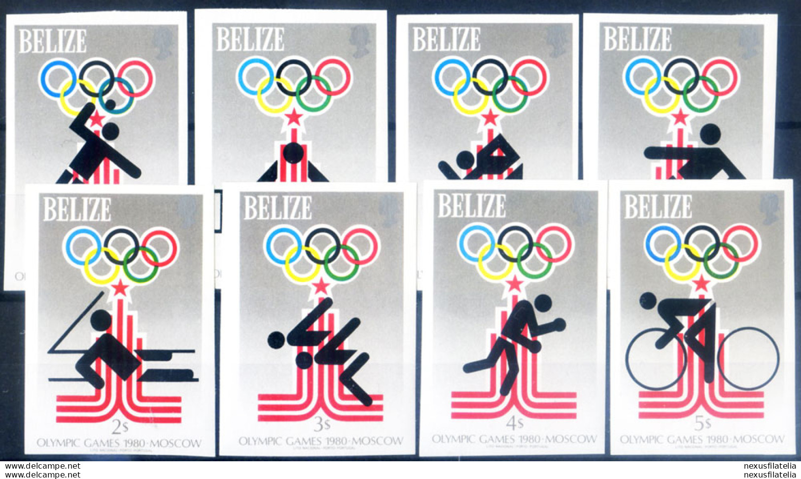 Sport. Olimpiadi Mosca 1979. - Belize (1973-...)