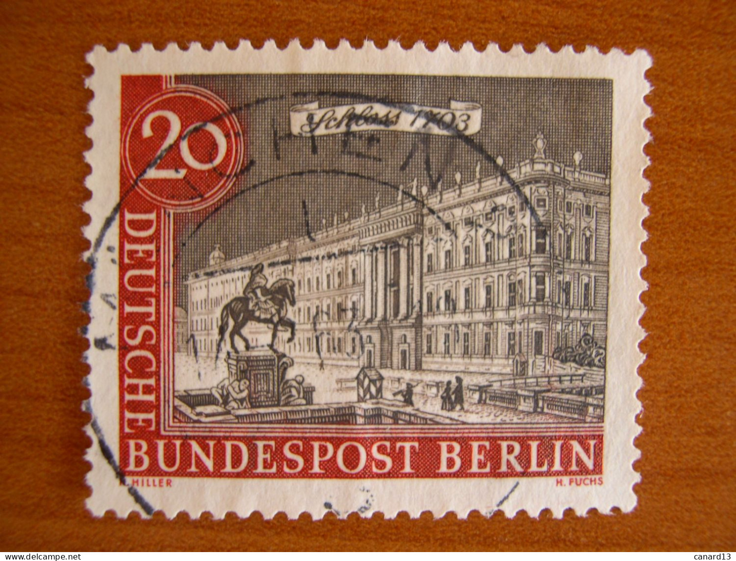 Allemagne Berlin Obl N° 199 - Usados