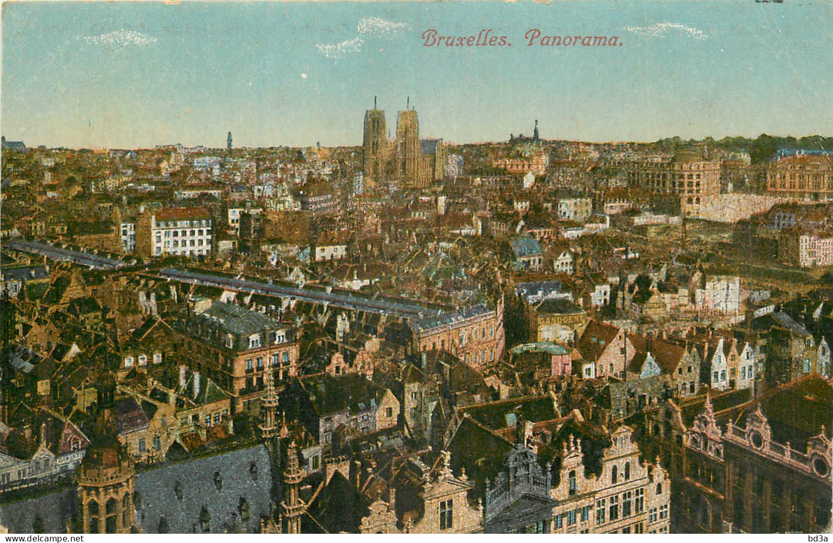 BRUXELLES  PANORAMA - Mehransichten, Panoramakarten