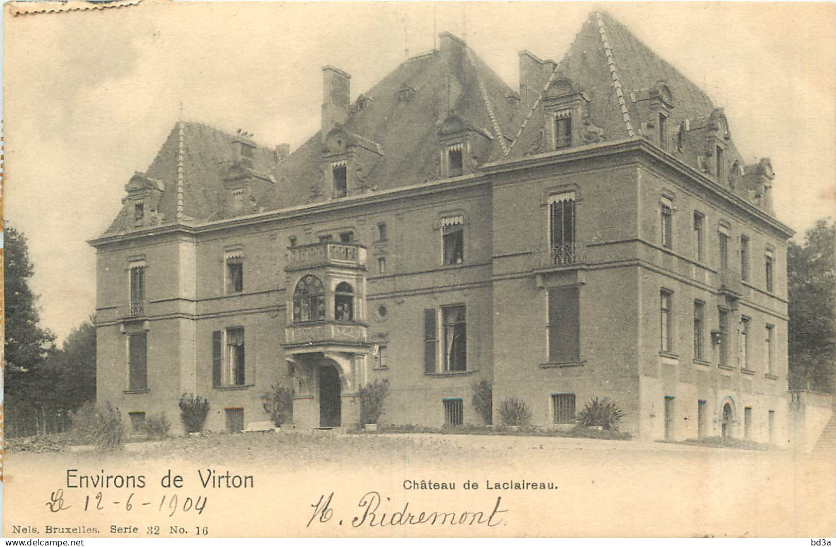 BELGIQUE  ENVIRONS DE VIRTON CHATEAU DE LACLAIREAU - Virton