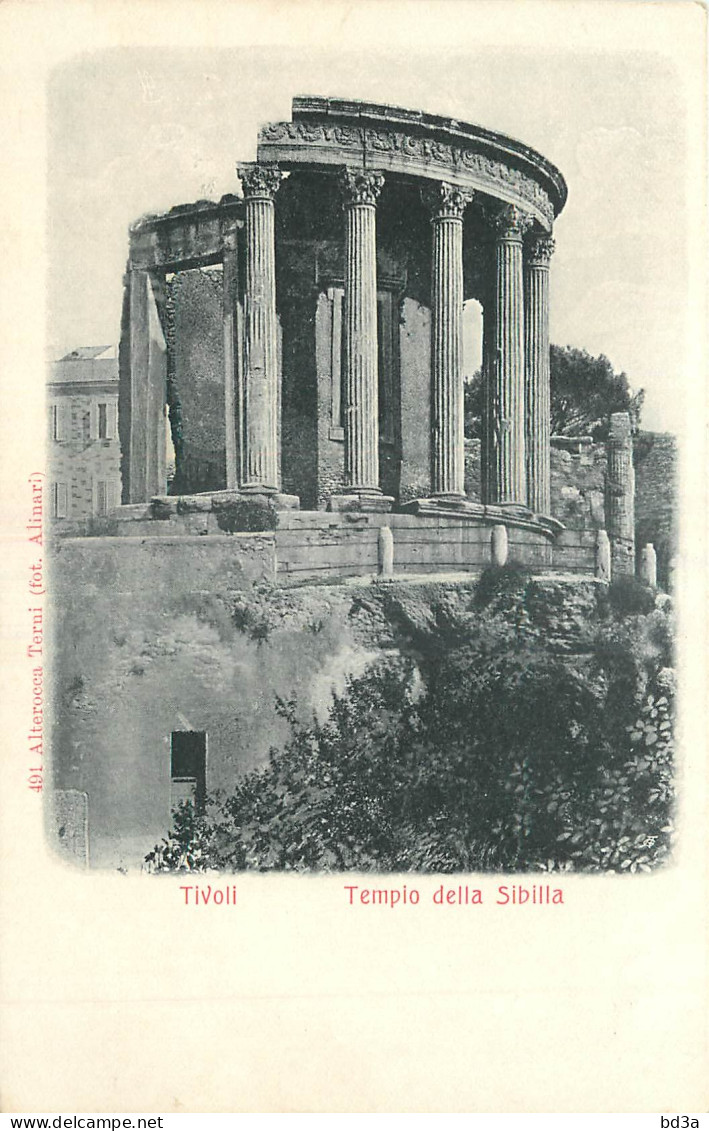  ITALIA  TIVOLI TEMPIO DELLA SIBILLA - Tivoli