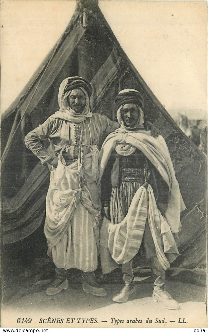 ALGERIE  TYPES ARABES DU SUD  SCENES ET TYPES  - Hommes