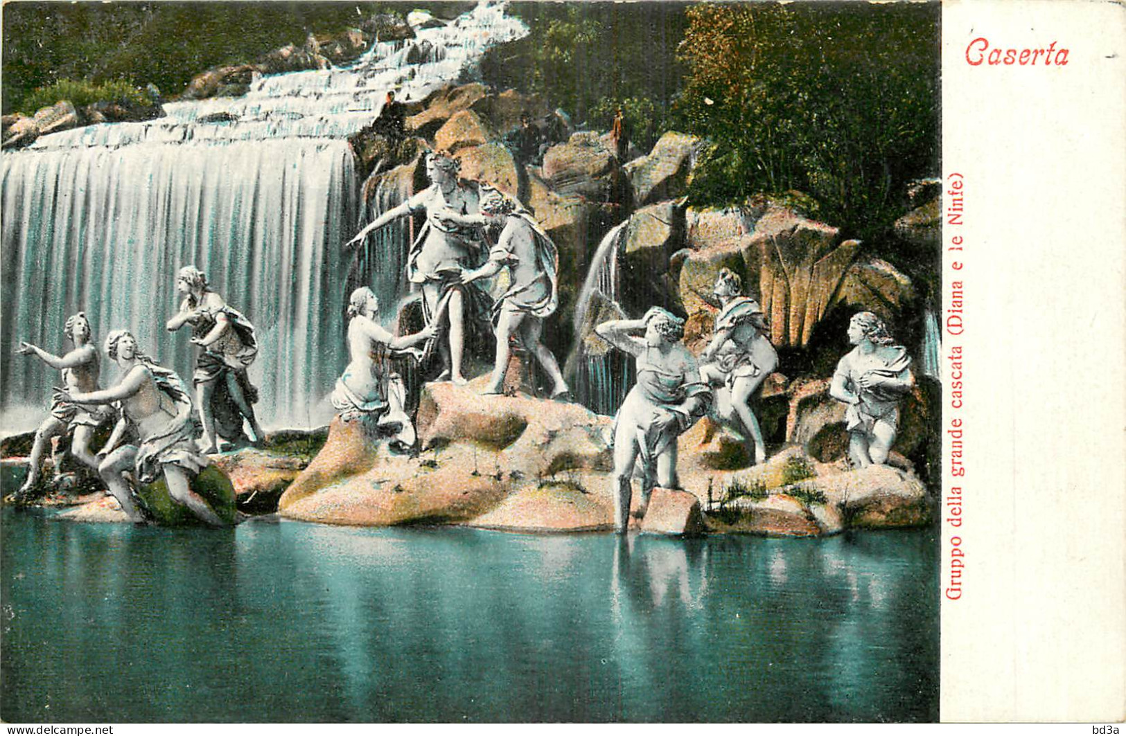 ITALIA CASERTA GRUPPO DELLA GRANDE CASCATA  - Caserta