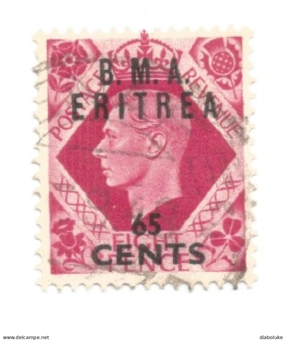 (COLONIE E POSSEDIMENTI) 1948-50, SOPRASTAMPATI - 5 Francobolli Usati - Eritrée