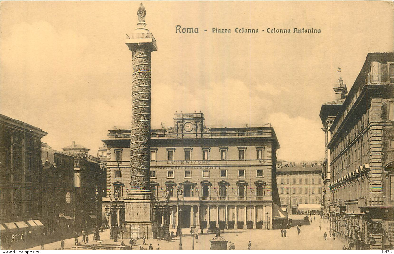 ITALIA  ROMA  PIAZZA COLONNA COLONNA ANTONINA - Plaatsen & Squares