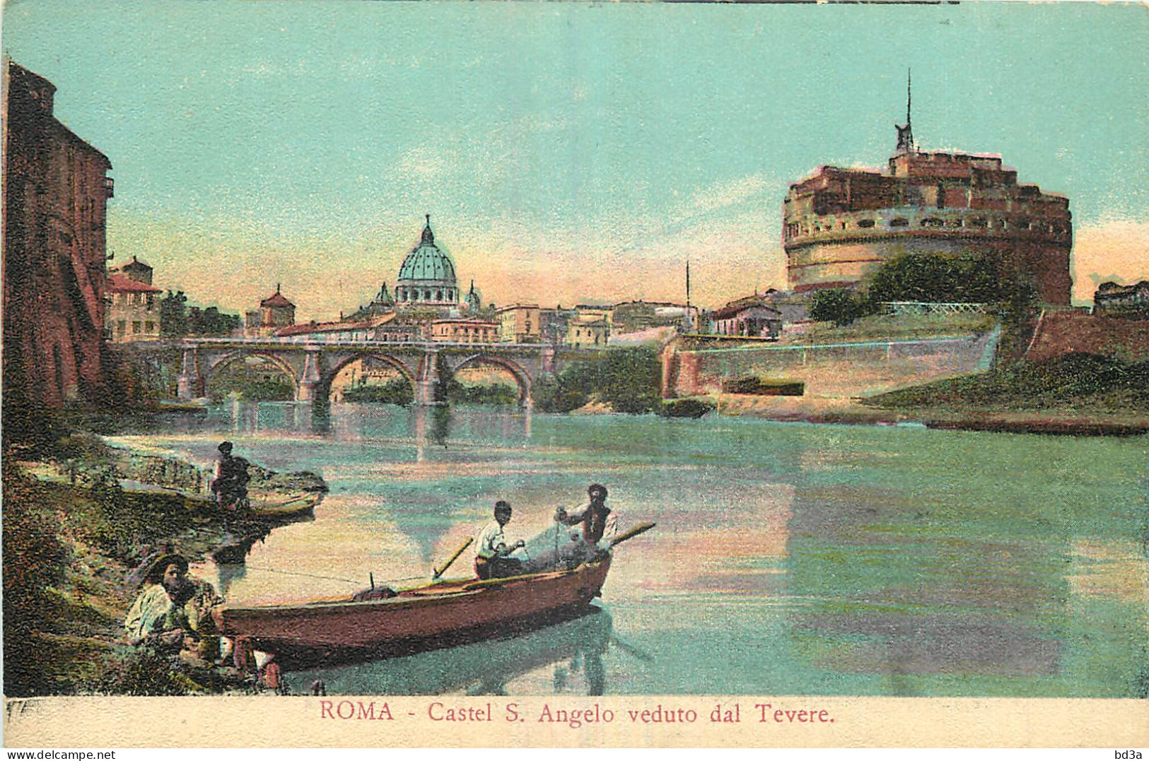 ITALIA  ROMA CASTEL S. ANGELO VEDUTO DAL TEVERE - Castel Sant'Angelo