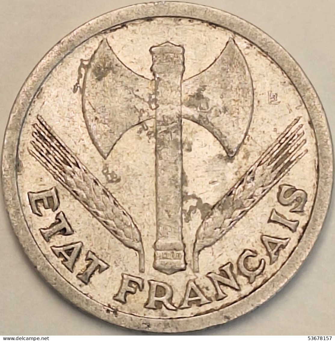 France - 2 Francs 1943, KM# 904.1 (#4113) - 2 Francs