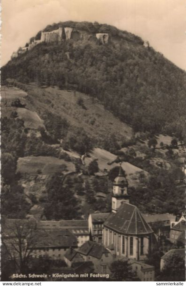 125893 - Königstein - Mit Festung - Koenigstein (Saechs. Schw.)