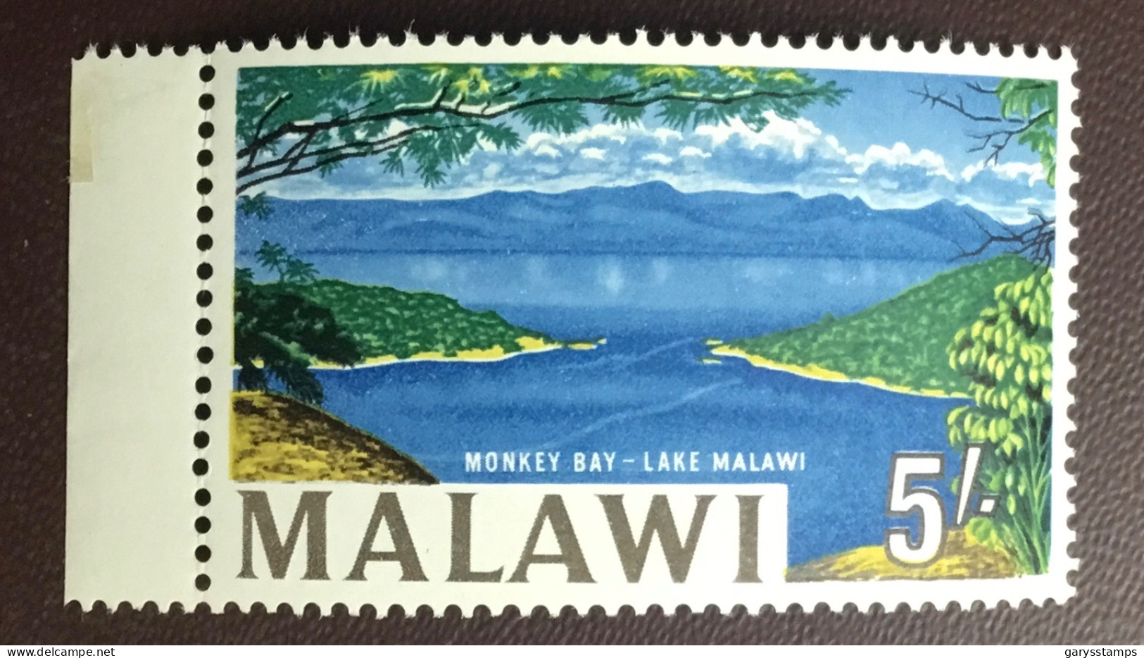 Malawi 1965 5s Definitive Corrected Lake Malawi MNH - Malawi (1964-...)